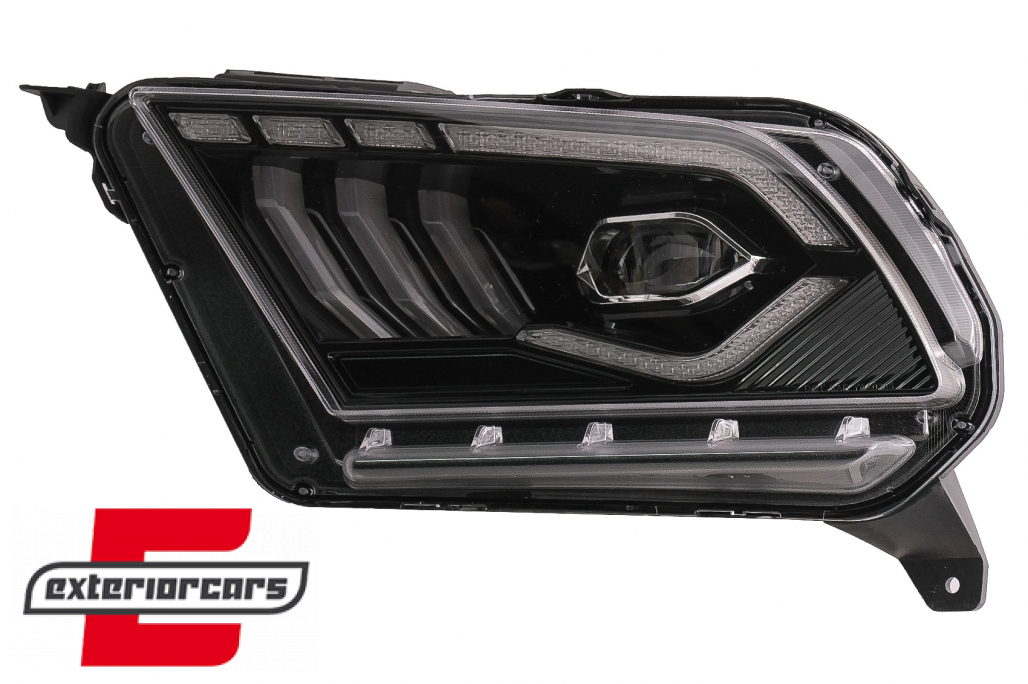 Full LED prednja svjetla SEQ žmigavci (crna) / Ford Mustang V (2010-2014) - Slika 19