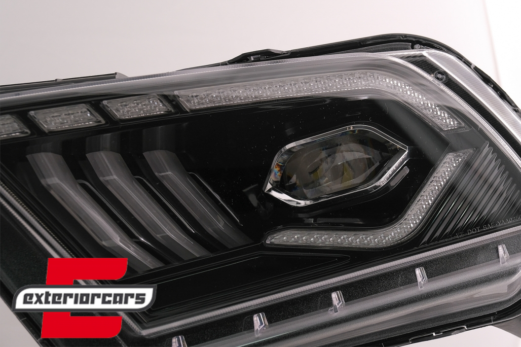 Full LED prednja svjetla SEQ žmigavci (crna) / Ford Mustang V (2010-2014) - Slika 21