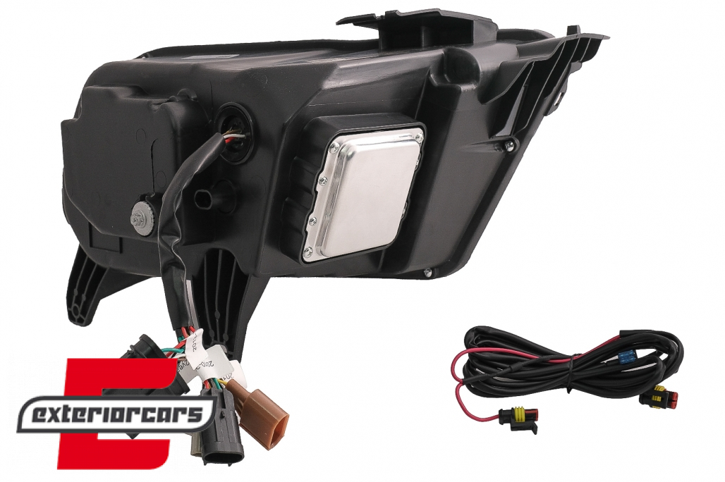 Full LED prednja svjetla SEQ žmigavci (crna) / Ford Mustang V (2010-2014) - Slika 22