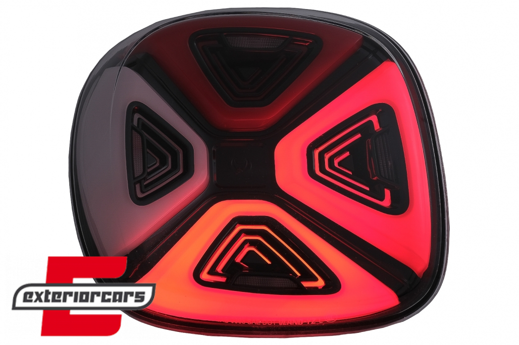 Full LED stražnja svjetla Dynamic Start-up (crvena/smoke) / Smart ForTwo C453 A453 ForFour W453 (2014-2019) - Slika 5