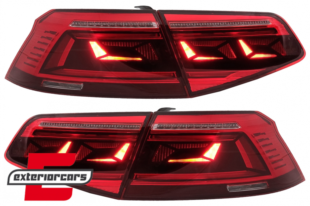 Full LED stražnja svjetla SEQ žmigavci B8.5 Facelift dizajn / VW Passat B8 3G (2015-2019) limuzina - Slika 2