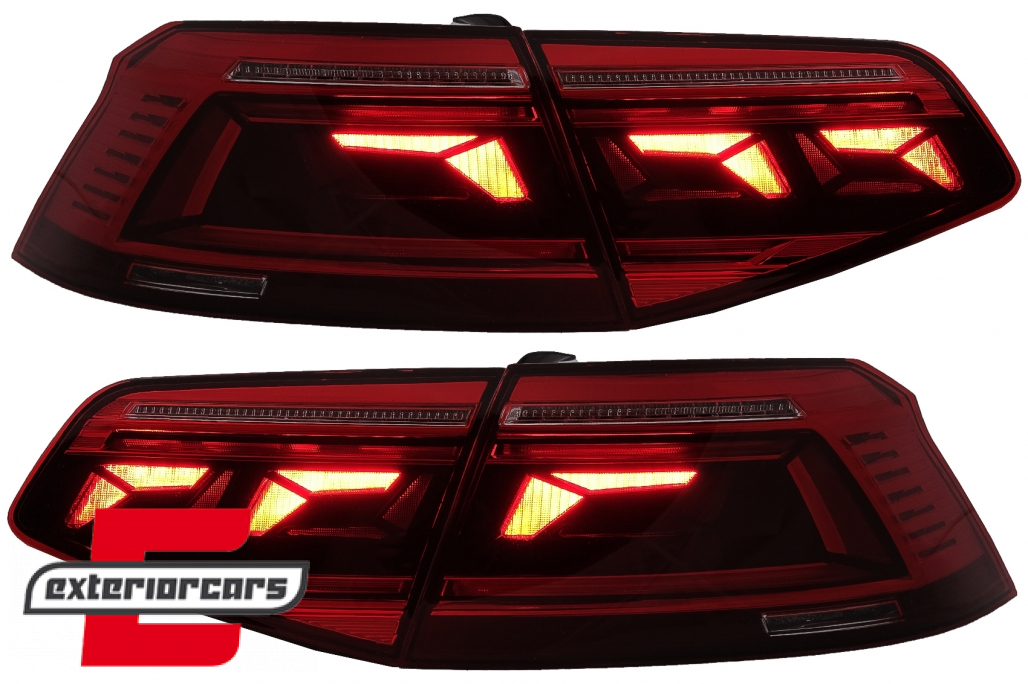 Full LED stražnja svjetla SEQ žmigavci B8.5 Facelift dizajn / VW Passat B8 3G (2015-2019) limuzina - Slika 11