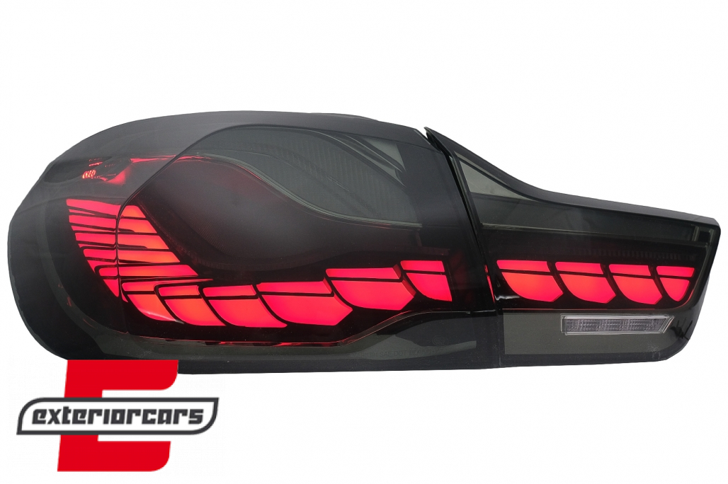 OLED stražnja svjetla SEQ žmigavci (smoke) / BMW serije 4 F32 F33 F36 M4 F82 F83 (2013-03.2019) - Slika 3