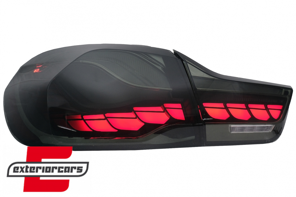 OLED stražnja svjetla SEQ žmigavci (smoke) / BMW serije 4 F32 F33 F36 M4 F82 F83 (2013-03.2019) - Slika 5