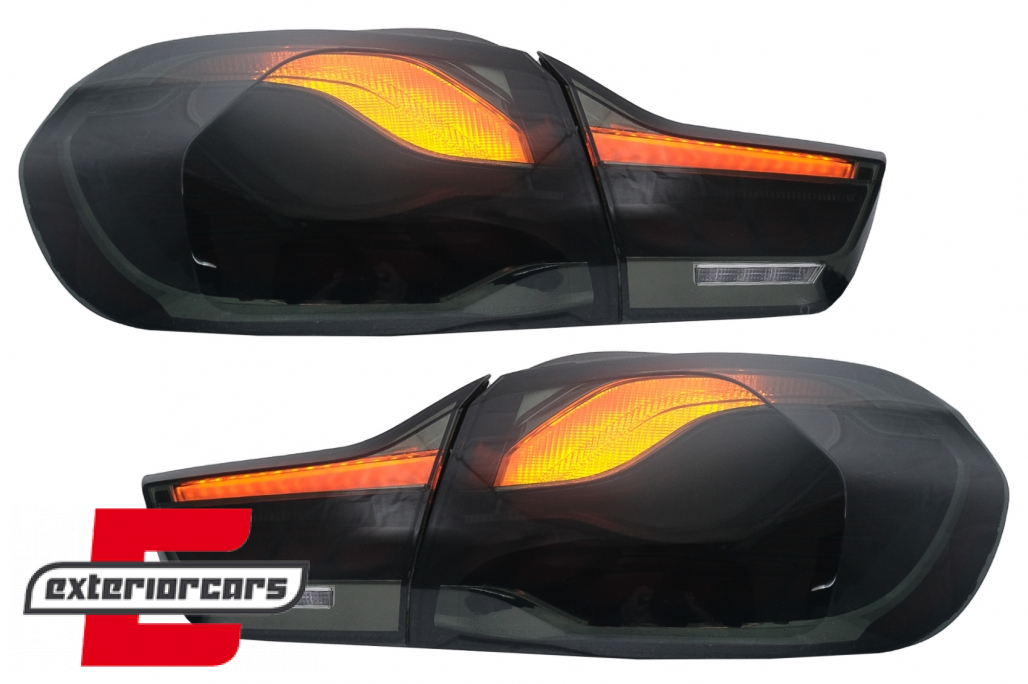 OLED stražnja svjetla SEQ žmigavci (smoke) / BMW serije 4 F32 F33 F36 M4 F82 F83 (2013-03.2019) - Slika 9