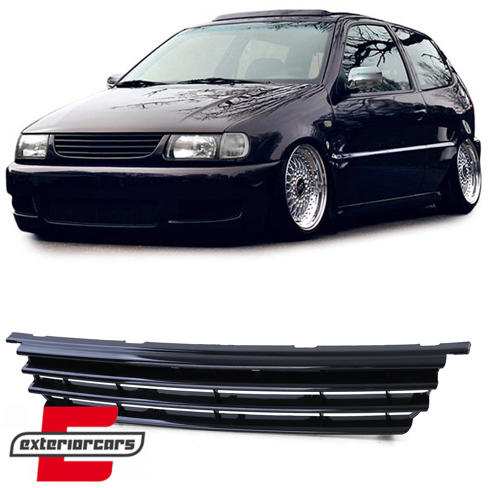 Prednja maska bez znaka (crna) / VW Polo 6N (1994-1999) - Slika 7