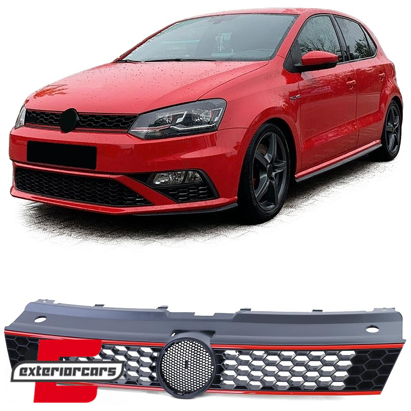 Prednja maska GTI dizajn (piano crna) / VW Polo 6C (2014-2017) - Slika 8