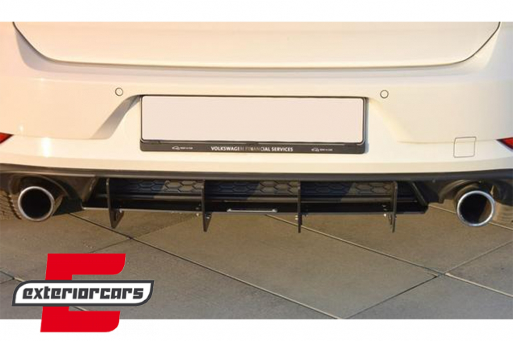 Splitter difuzora zraka GTI dizajn (crna) / VW Golf 7.5 Facelift GTI (2017-2020) - Slika 12