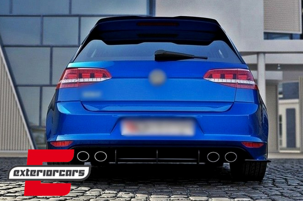 Splitter difuzora zraka (crna) / VW Golf 7 VII R (2013-2017) - Slika 11