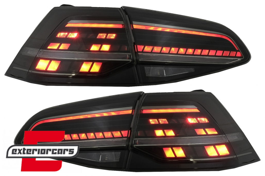 Full LED stražnja svjetla SEQ žmigavci Facelift G7.5 look (smoke) / VW Golf 7 & 7.5 VII (2012-2019) - Slika 10