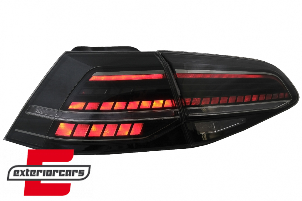 Full LED stražnja svjetla SEQ žmigavci Facelift G7.5 look (smoke) / VW Golf 7 & 7.5 VII (2012-2019) - Slika 7
