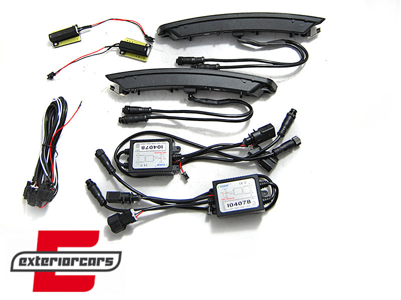 Prednji žmigavci LED SEQ sa dnevnim svjetlima DRL (bijela) / VW New Beetle (2006-2010) - Slika 5