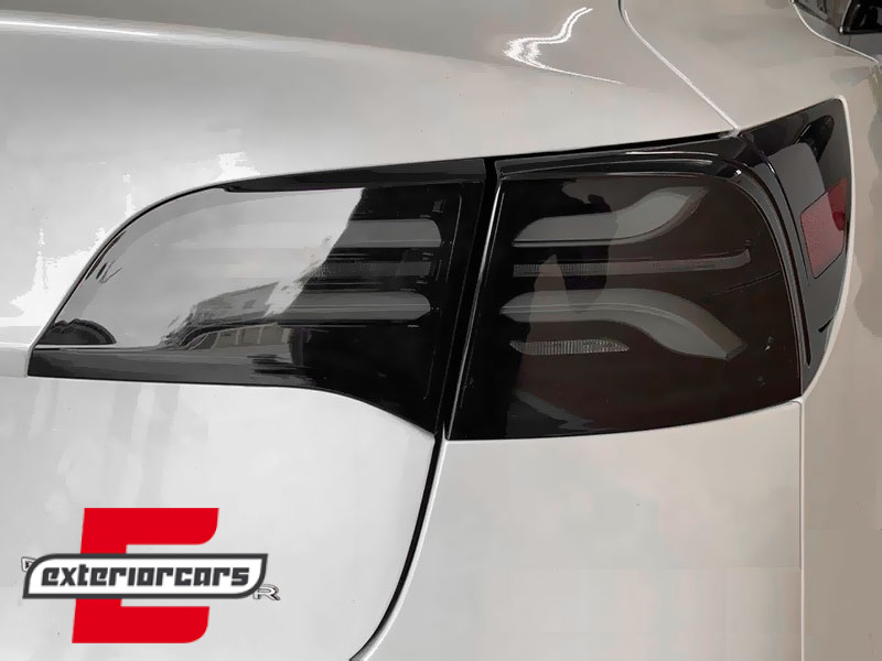 Full LED stražnja svjetla SEQ žmigavci (smoke/crna) / Tesla Model 3 (2017-2023) Model Y (2020-2023) - Slika 7