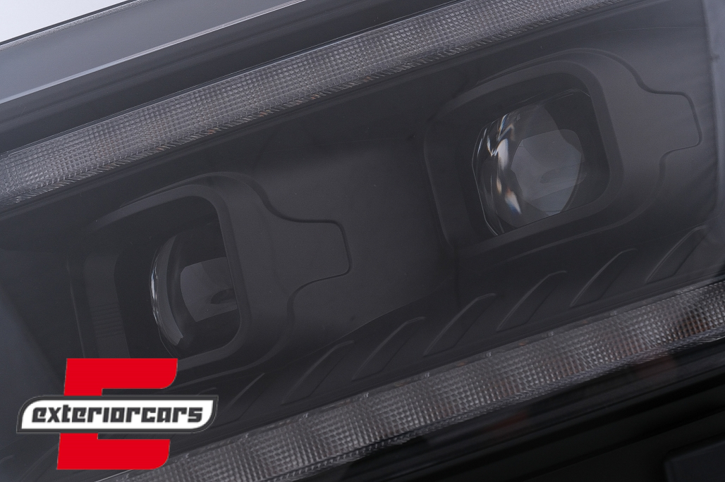 Prednja svjetla LED DRL TubeLights SEQ žmigavci (crna) / VW Crafter II (2017-) - Slika 15