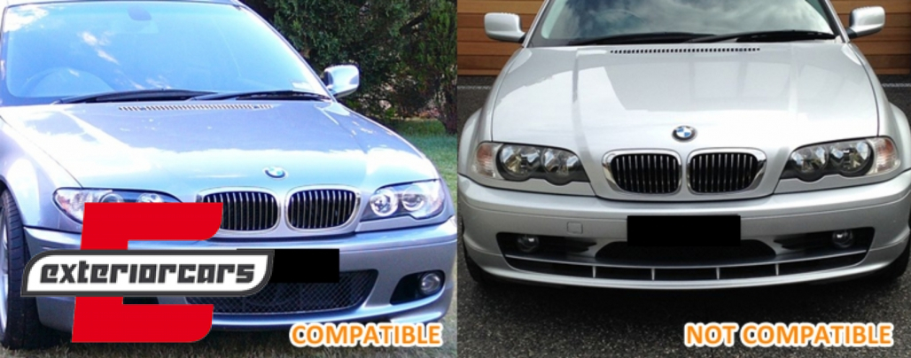 Prednja maska M3 dizajn (piano crna) / BMW serije 3 E46 Coupe Cabrio 2 vrata Facelift (2003-2005) - Slika 5
