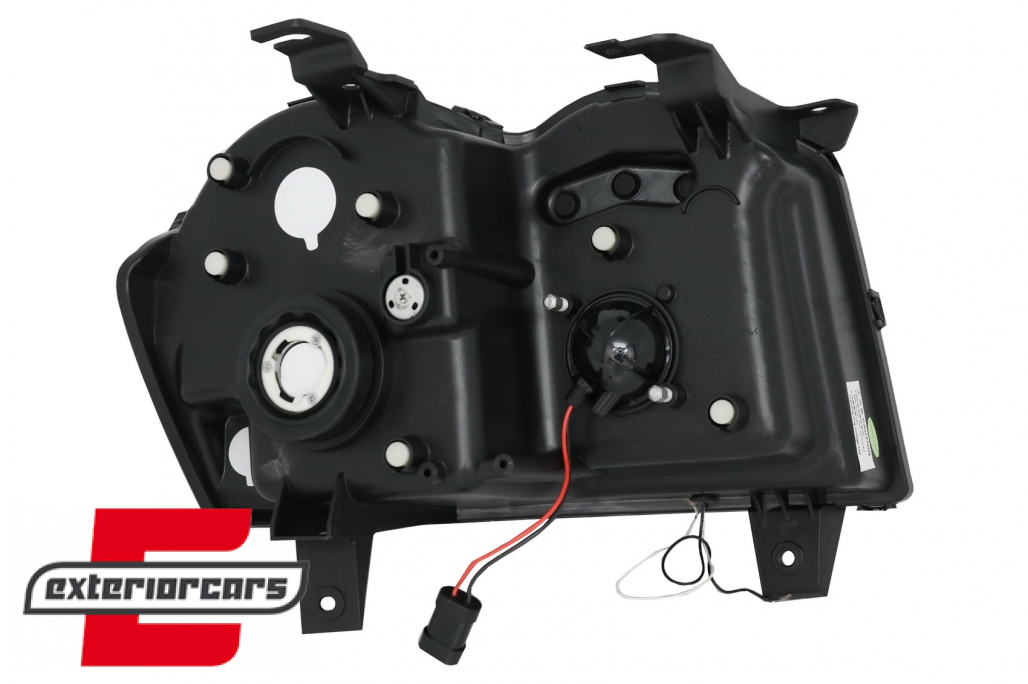 Prednja svjetla Angel Eyes LedBar (crna) / Jeep Grand Cherokee WK (2005-2008) - Slika 7