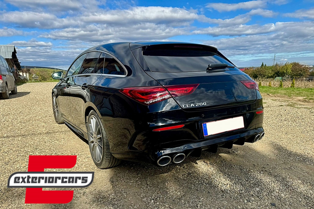 Difuzor zraka & nastavci auspuha Aero paket CLA45S dizajn / Mercedes CLA X118 Shooting Brake C118 Coupe Sport Line (2019-2025) - Slika 21