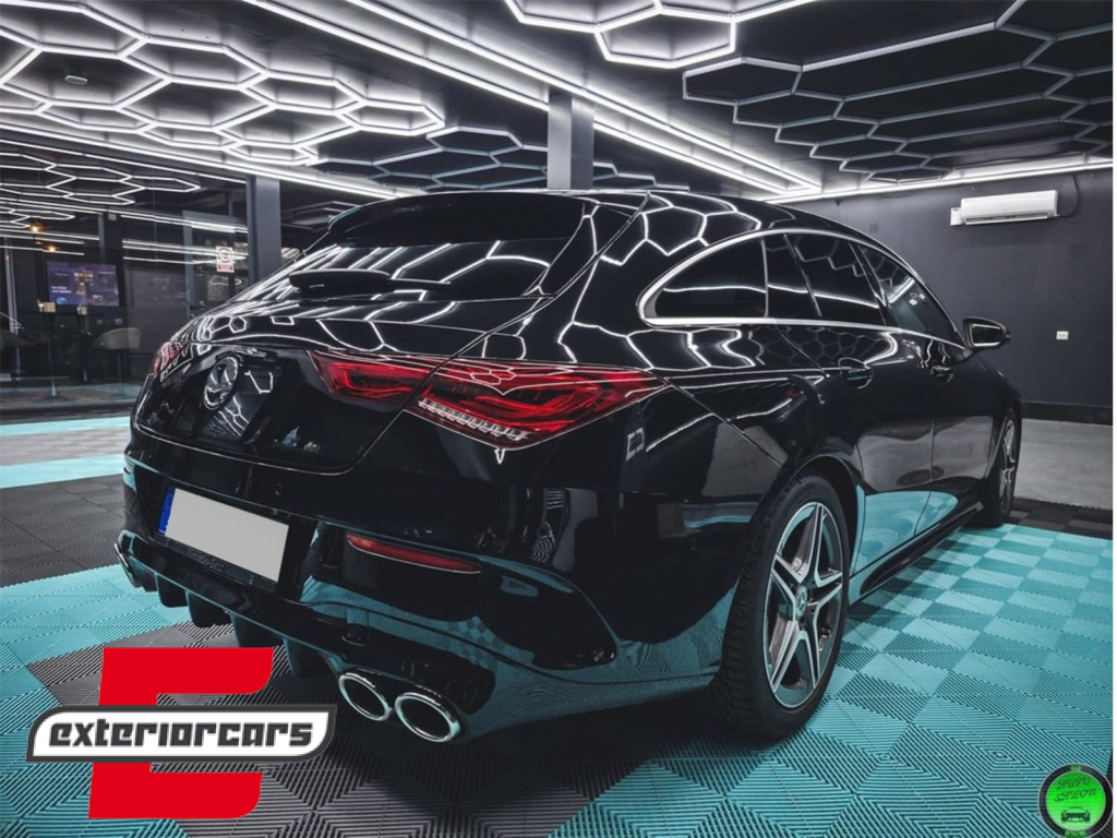 Difuzor zraka & nastavci auspuha Aero paket CLA45S dizajn / Mercedes CLA X118 Shooting Brake C118 Coupe Sport Line (2019-2025) - Slika 24