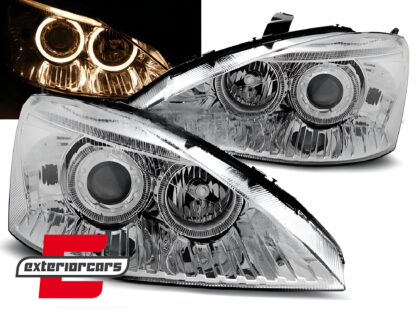 Prednja svjetla Angel Eyes (chrome) / Ford Focus Facelift (11.2001-2004)