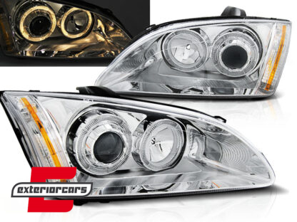 Prednja svjetla Angel Eyes (chrome) / Ford Focus II (2004-01.2008)