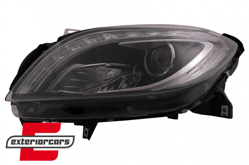 Prednja svjetla LED TubeLight Xenon look (crna) / Mercedes ML klasa W166 (2012-2015) - Slika 15