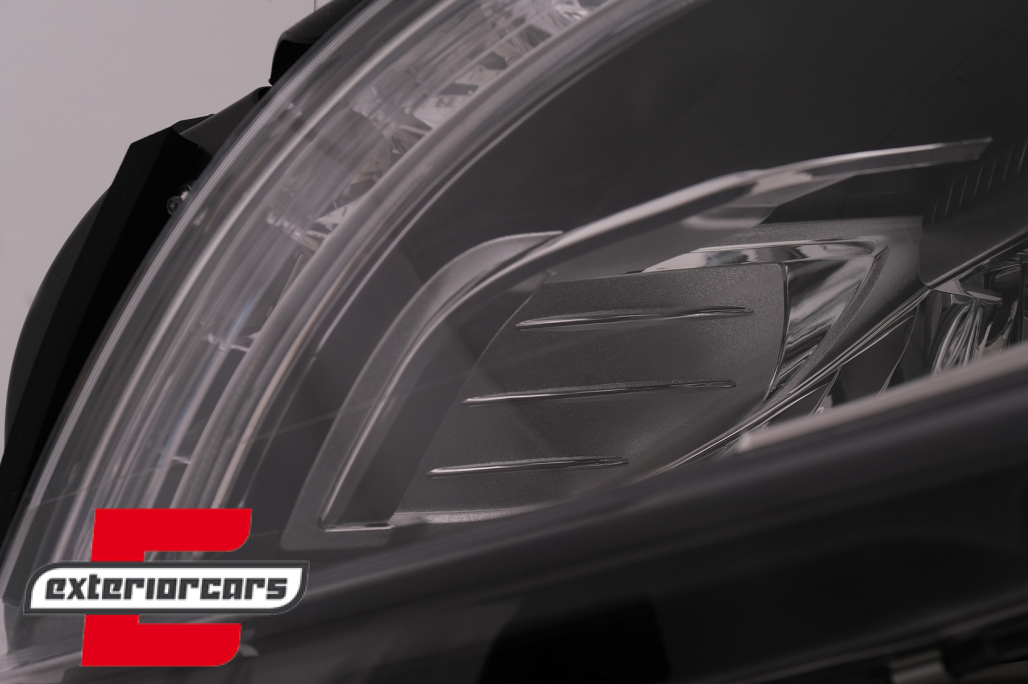 Prednja svjetla LED TubeLight Xenon look (crna) / Mercedes ML klasa W166 (2012-2015) - Slika 17