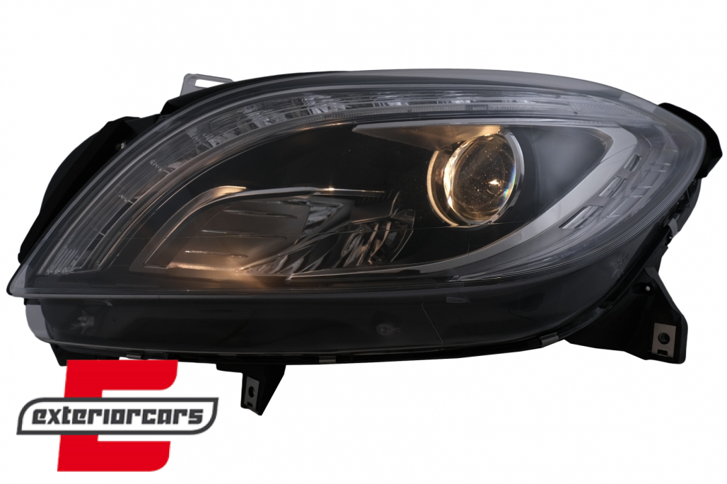Prednja svjetla LED TubeLight Xenon look (crna) / Mercedes ML klasa W166 (2012-2015) - Slika 5