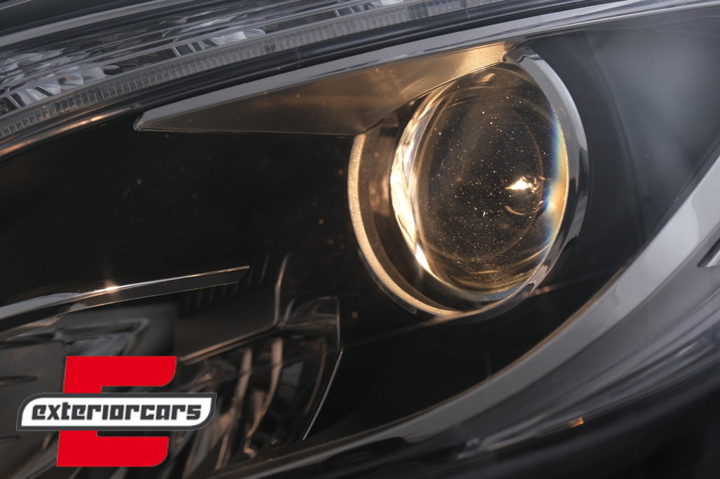 Prednja svjetla LED TubeLight Xenon look (crna) / Mercedes ML klasa W166 (2012-2015) - Slika 7