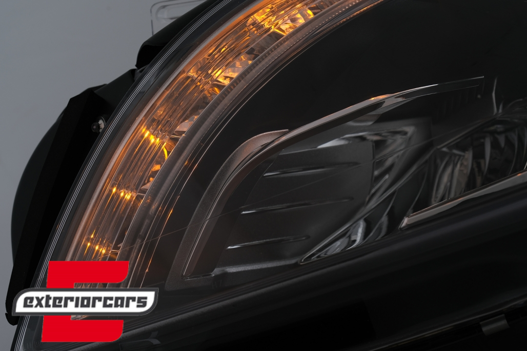 Prednja svjetla LED TubeLight Xenon look (crna) / Mercedes ML klasa W166 (2012-2015) - Slika 10