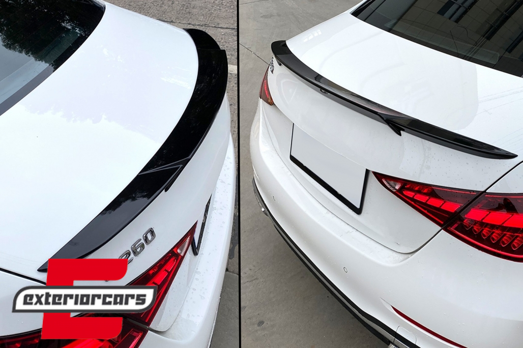 Lip bunkera B-dizajn (piano crna) / Mercedes C-klasa W206 limuzina (2021-) - Slika 12