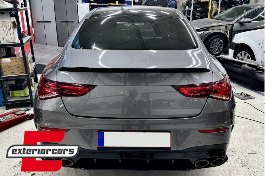 Difuzor zraka & nastavci auspuha Aero Night paket CLA45S AMG dizajn / Mercedes CLA X118 Shooting Brake C118 Coupe Sport Line (2019-2025) - Slika 21