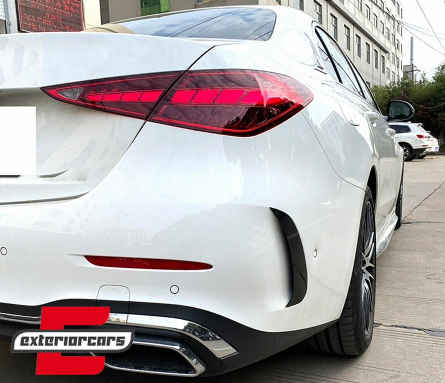 Flapovi zadnjeg branika AMG dizajn (piano crna) / Mercedes C klasa W206 Sport Line (2021-) - Slika 5