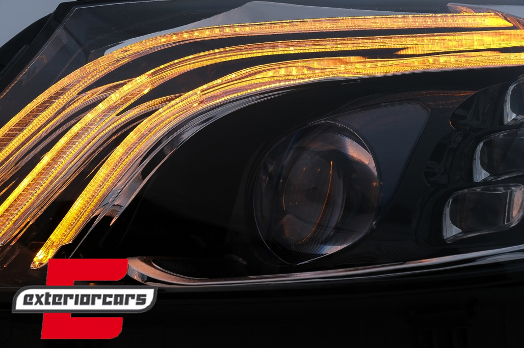 Full LED prednja svjetla SEQ žmigavci W222 Facelift dizajn / Mercedes C-klasa W205 S205 (2014-2020) - Slika 12