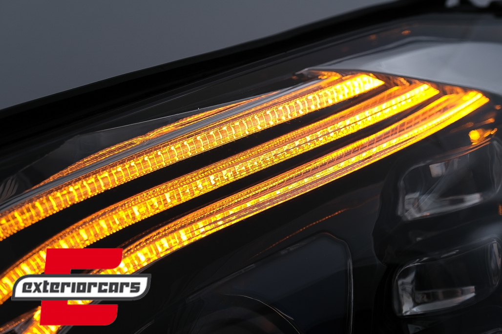 Full LED prednja svjetla SEQ žmigavci W222 Facelift dizajn / Mercedes C-klasa W205 S205 (2014-2020) - Slika 13