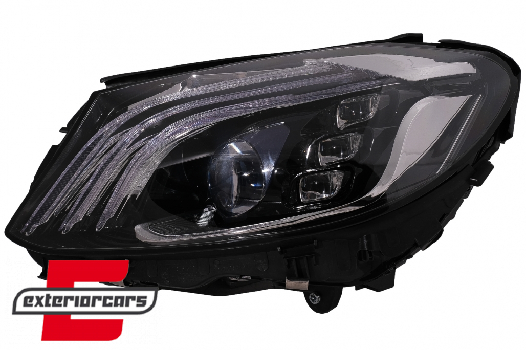 Full LED prednja svjetla SEQ žmigavci W222 Facelift dizajn / Mercedes C-klasa W205 S205 (2014-2020) - Slika 14