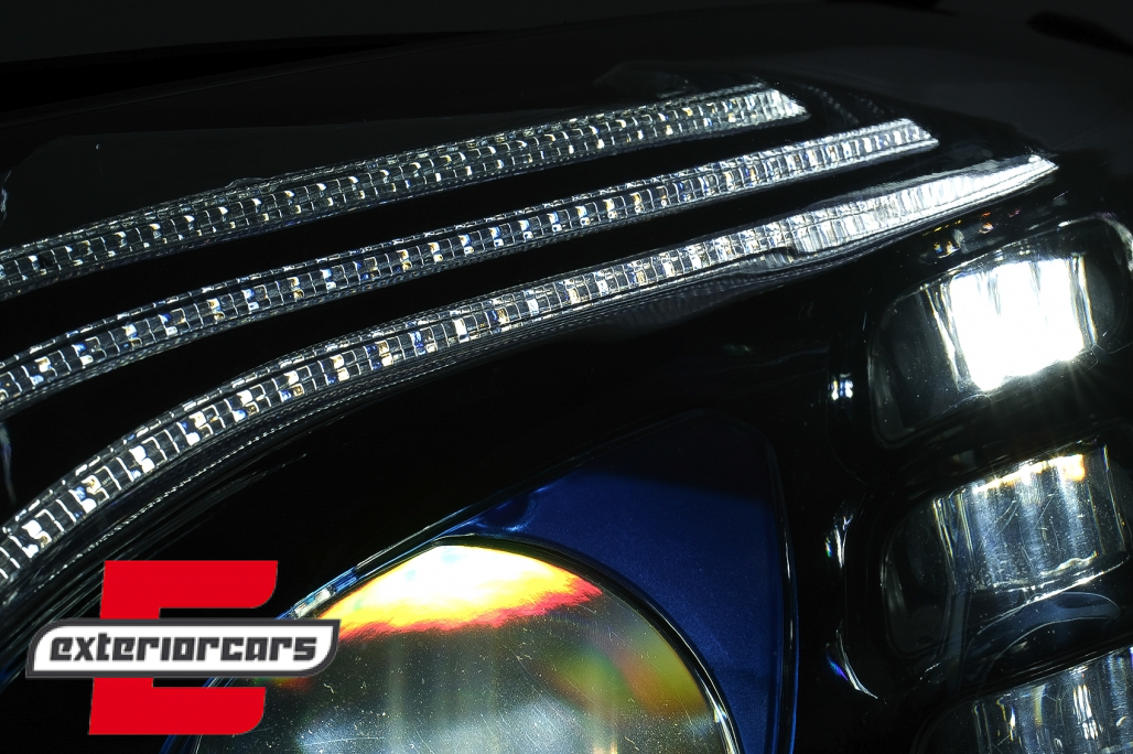Full LED prednja svjetla SEQ žmigavci W222 Facelift dizajn / Mercedes C-klasa W205 S205 (2014-2020) - Slika 5