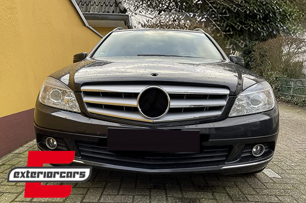 Prednja maska Avantgarde dizajn (srebrna) / Mercedes C-klasa S204 W204 (2007-2014) - Slika 9