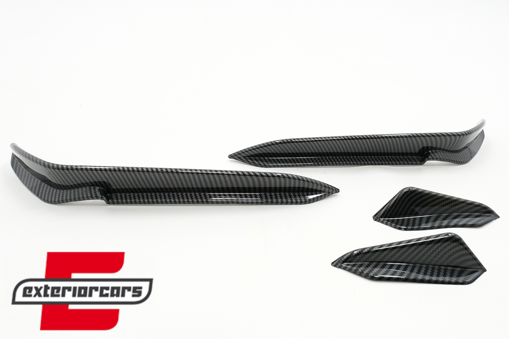 Prednji flapovi (carbon look) / VW Golf 7.5 5G R Hatchback (2017-2020) - Slika 6