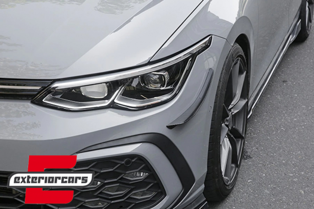 Prednji flapovi (carbon look) / VW Golf 8 Mk8 MQB GTI R-Line (2020-) - Slika 11