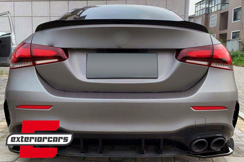 Splitteri zadnjeg branika AMG dizajn (piano crna) / Mercedes A-klasa V177 A35 A45 AMG limuzina (2018-12.2022) - Slika 8