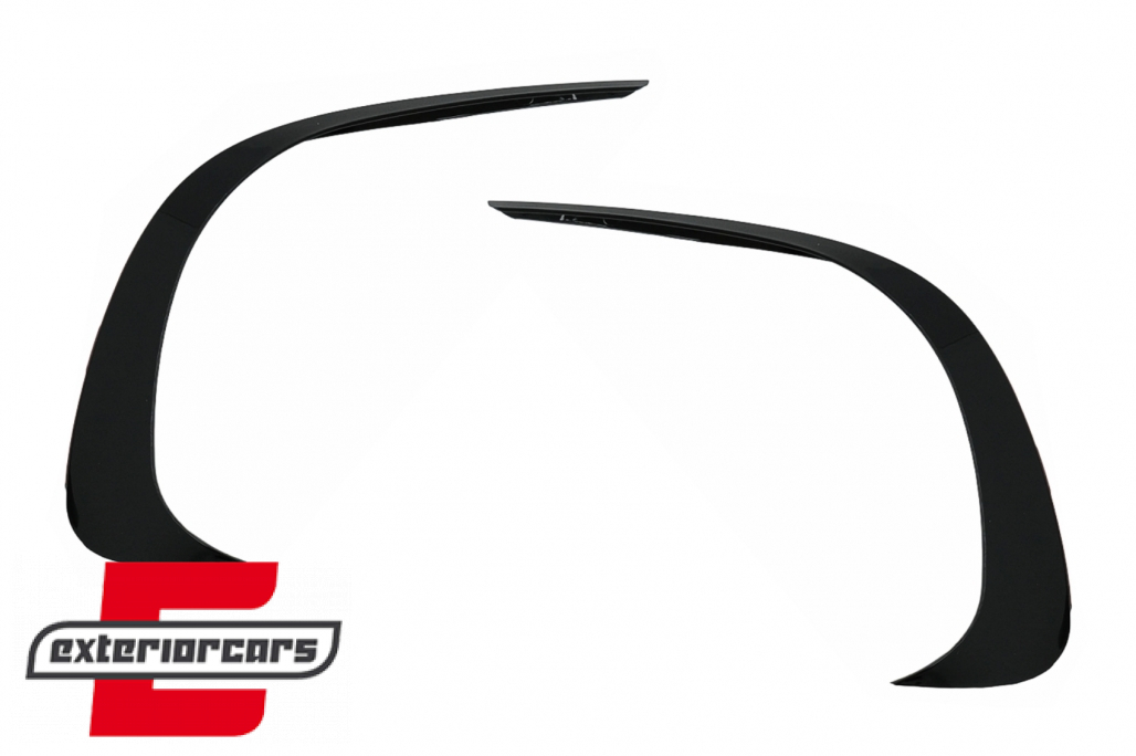 Splitteri prednjeg branika AERO dizajn (piano crna) / Mercedes C klasa W206 Sport Line (2021-) - Slika 2