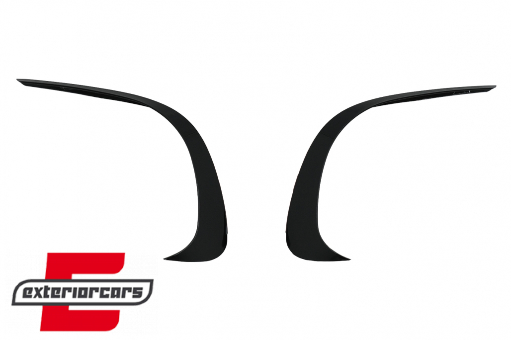 Splitteri prednjeg branika AERO dizajn (piano crna) / Mercedes C klasa W206 Sport Line (2021-) - Slika 3