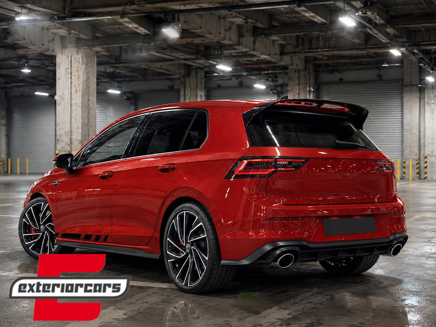 Krovni spojler GTI dizajn (piano crna) / VW Golf 8 Hatchback Mk8 MQB (2020-2024) - Slika 11