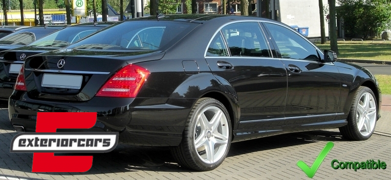 Difuzor zraka & nastavci auspuha Facelift S63 S65 AMG dizajn / Mercedes S-klasa W221 (2005-2013) - Slika 14