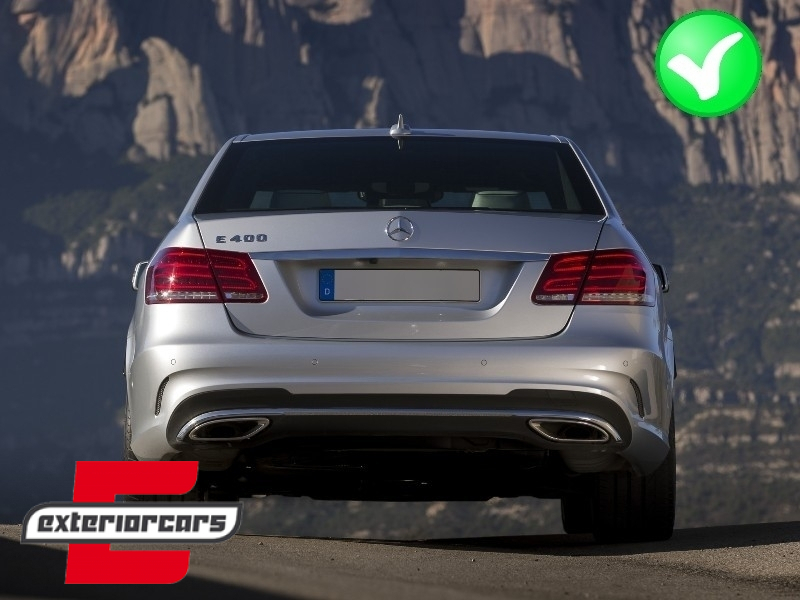 Difuzor zraka & nastavci auspuha E63 AMG dizajn / Mercedes E-klasa W212 S212 Facelift (2013-2016) - Slika 18