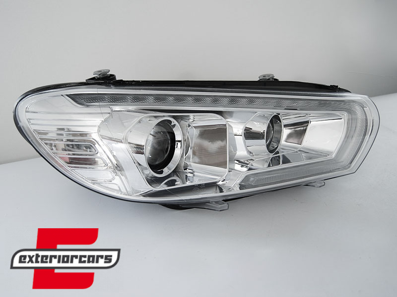 LED prednja svjetla TruDRL SEQ žmigavci (chrome) / VW Scirocco (2008-08.2014) - Slika 2