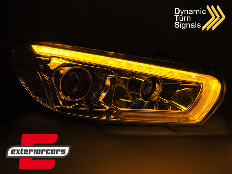 LED prednja svjetla TruDRL SEQ žmigavci (chrome) / VW Scirocco (2008-08.2014) - Slika 4