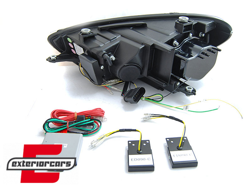 LED prednja svjetla TruDRL SEQ žmigavci (chrome) / VW Scirocco (2008-08.2014) - Slika 5