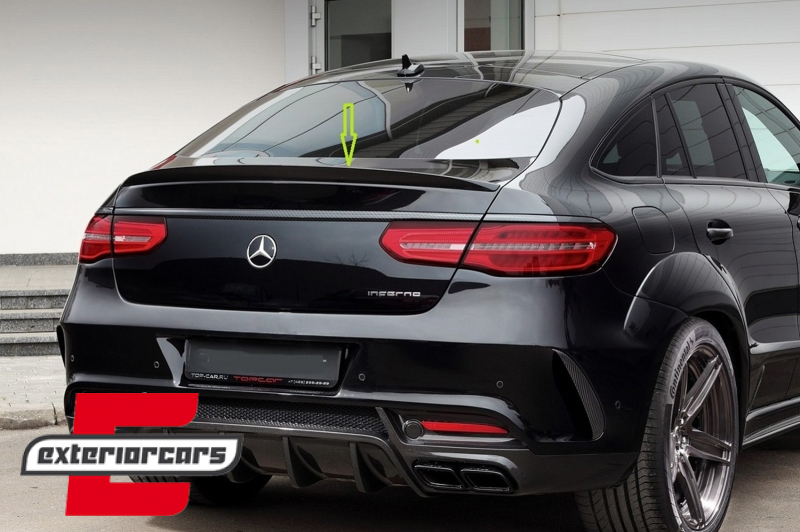 Lip bunkera AMG dizajn (piano crna) / Mercedes GLE Coupe C292 (2015-2019) - Slika 7