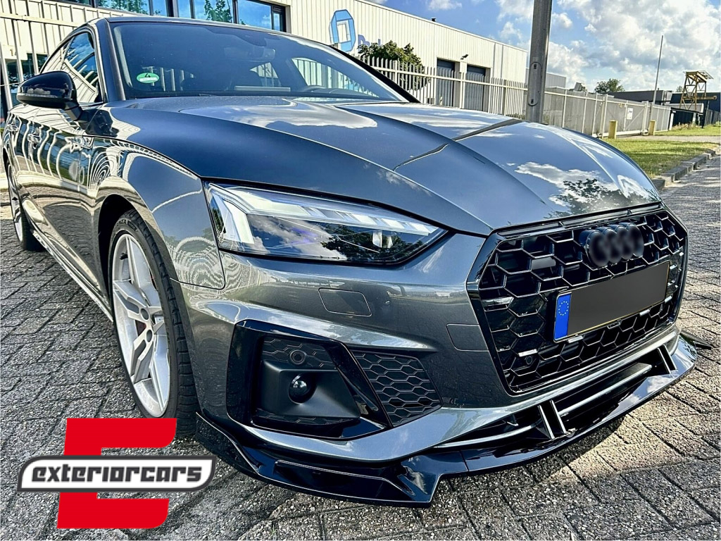 Prednji nastavak branika (piano crna) / Audi A5 F5 Facelift S-Line (2020-2023) - Slika 12